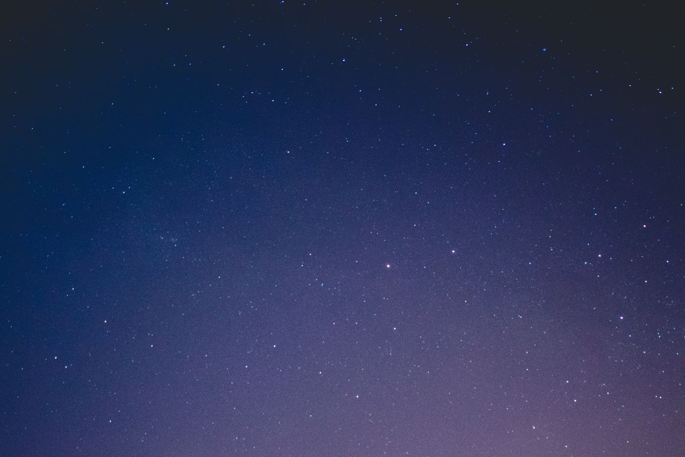 Cielo estrellado en Arequipa, Perú.